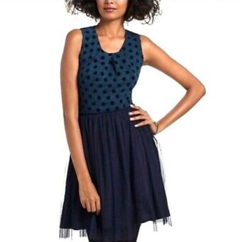 Anthropologie polka dot dress
